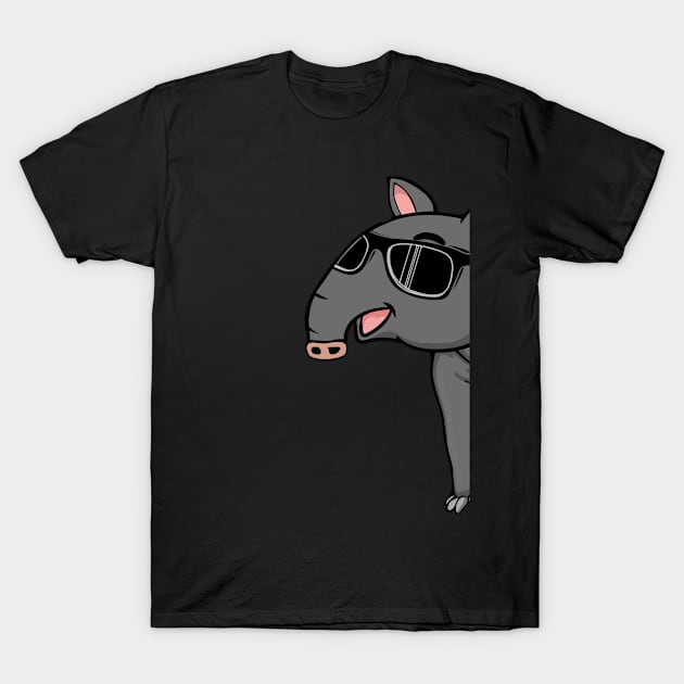 Tapirus Lover Men Cute Tapir Gift Kids Zoo Animal Tapir T-Shirt by PomegranatePower